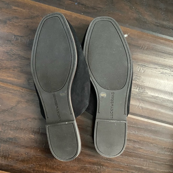 NEW Lucky Brand Black Braided Mule - Picture 2 of 2